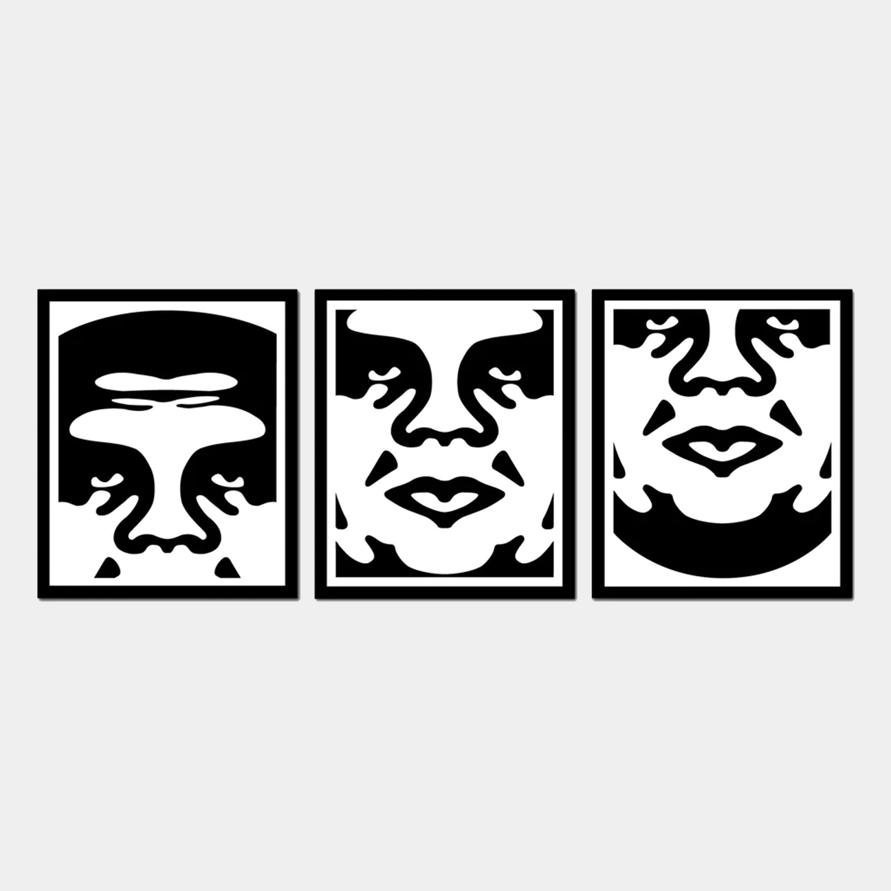 OBEY 3-FACE (WHITE)