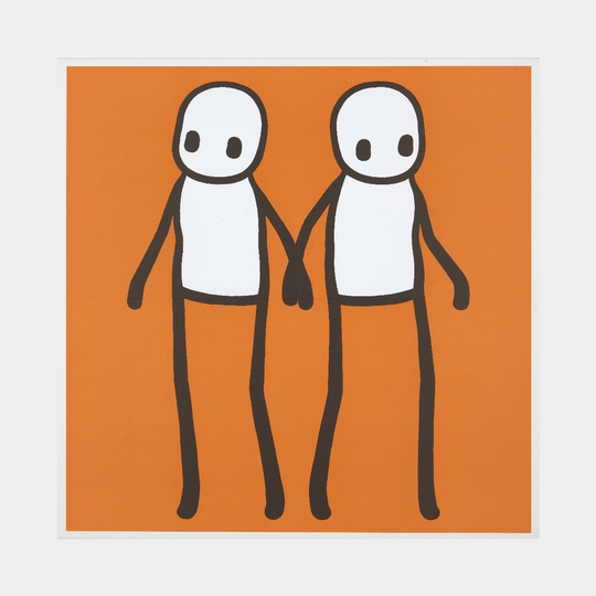 Hackney Poster Orange